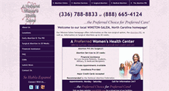 Desktop Screenshot of abortionclinicserviceswinstonsalemnc.com
